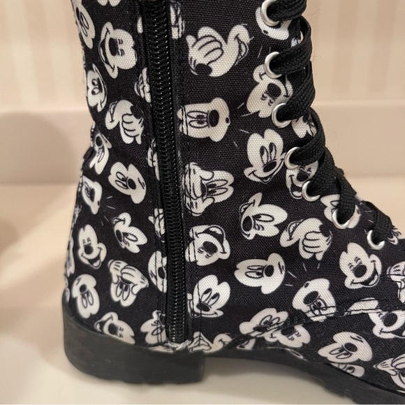 Disney Mickey Mouse Printed Zippered Ankle Boots - Picture 11 of 16